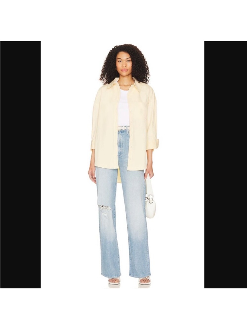 MOTHER Light Blue High-Rise Flare Jeans